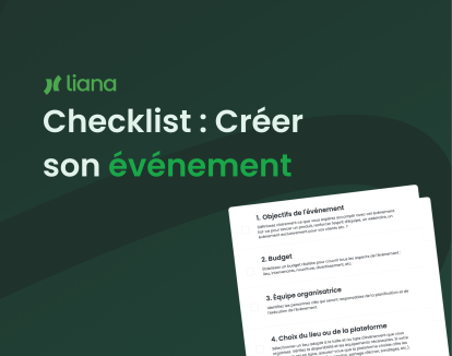 Checklist : Créer son événement