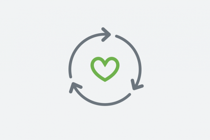 Des flèches entourant un coeur