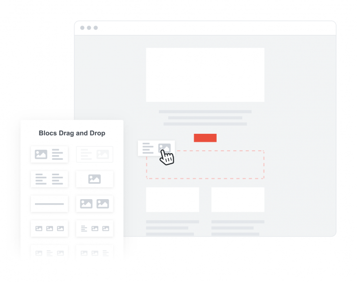 La solution email marketing de Liana inclut un éditeur facile d'utilisation