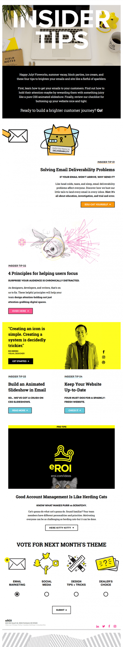 Newsletter by eRoi.com: Insider Tips