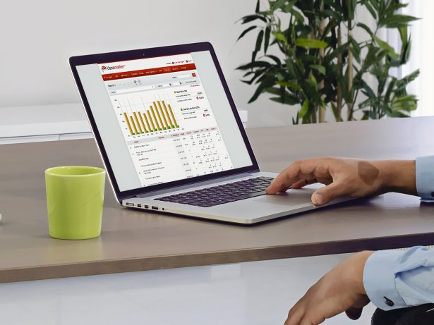 Interface utilisateur de la solution email marketing de Liana