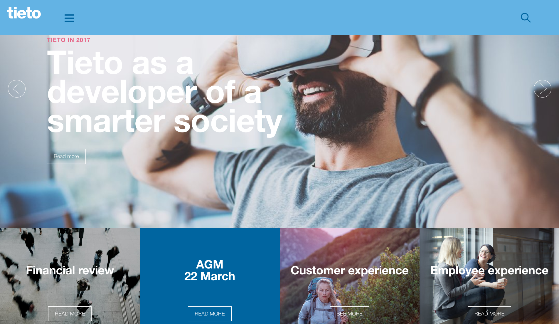 Le rapport annuel de Tieto, réalisé par Liana Technologies et Miltton